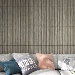 Self-Adhesive Vinyl Waterproof Wood-Grain Striped Wall Stickers by Snagg A Vinyl Sticker