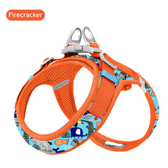 Floral Print Air-Mesh Harness for Dogs & Cats by Snagg A Harness