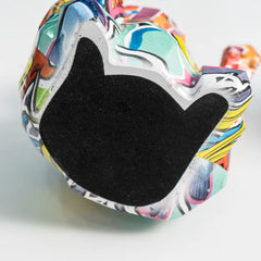 Graffiti Lucky Cat Resin Sculpture by Snagg A Sculpture