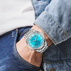 Automatic Mechanical NH35 Men’s Dive Watch – Sapphire Crystal | Glacier Collection | 100M Water Resistant - Blue
