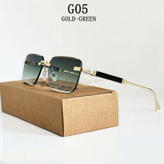 Rimless Square Sunglasses by Snagg A Shades