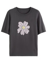 Autumn 2025 Floral Knit Casual Blouse