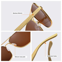 Fashion Retro Metallic Square Sunglasses by Snagg It Sunglasses