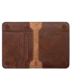 Genuine Leather RFID Passport Holder by Snagg It Wallet