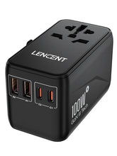65W/100W GaN International Travel Adapter with 2USB 3 Type C by Snagg A Travel Adapter