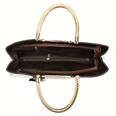 Elegant Ladies’ Glossy PU Leather Evening Purse by Snagg It Purses