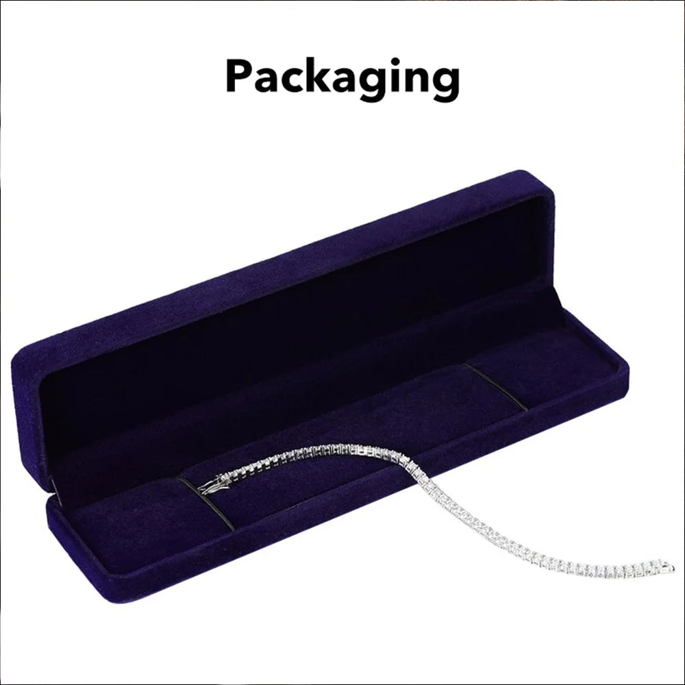 3mm / 4mm / 5mm D-Color Moissanite Tennis Bracelet - Bracelets