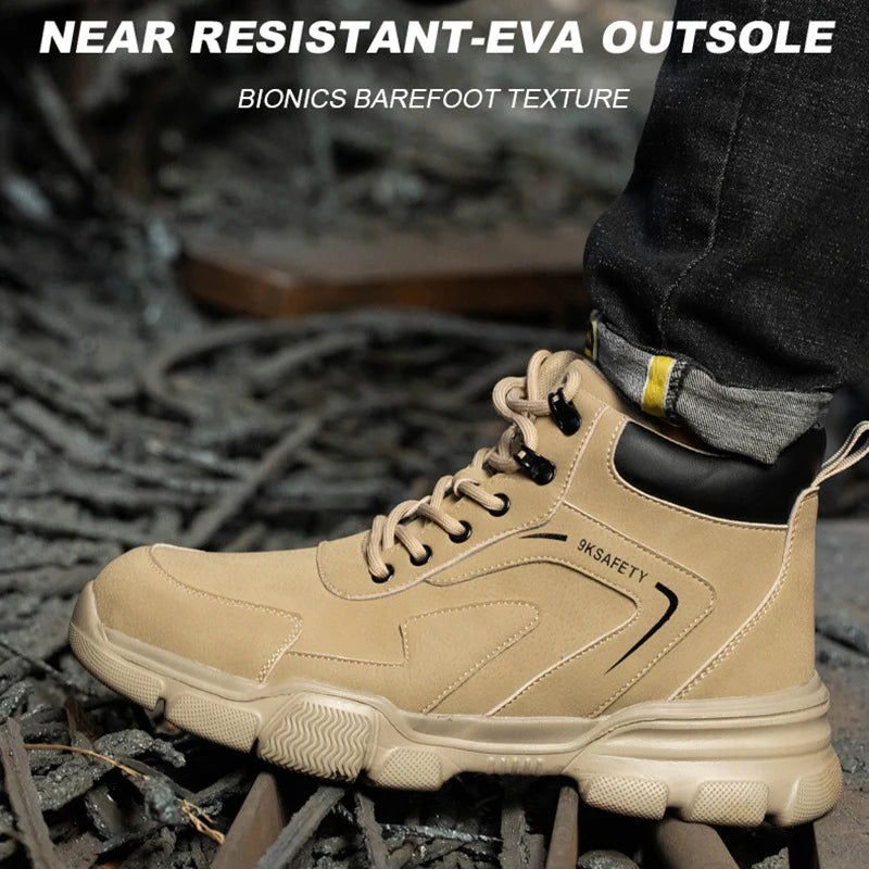 Men’s Steel Toe Safety Work Boots by Snagg A Shoes