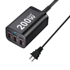 200W 6Ports GaN Quick Charger 4.0 3.0 Type C by Snagg An Adapter
