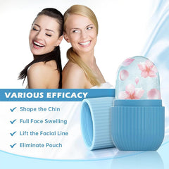 Silicone Ice Cube Facial Roller – Reusable Eye & Face Cooling