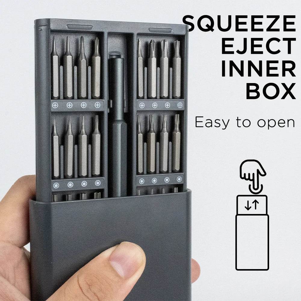 25/63-in-1 Magnetic Precision Screwdriver Kit - SnaggIt