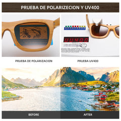 Vintage Bamboo & Wood Sunglasses by Snagg It Sunglasses