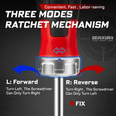 9 Pcs Ratcheting Screwdriver Set – Mini Ratchet Wrench with Magnetic Impact Bits & Nut Driver