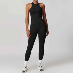 Women's 2-Piece Seamless Yoga Set | Sports Bra & Gym Leggings Athletic Wear Fitness Tracksuit