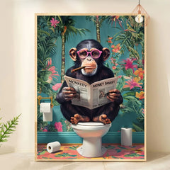 Quirky Bathroom Wall Art by Snagg A Print