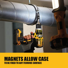 DEWALT Extreme Impact Pivoting Bit Holder & 10 Piece Torsion Screwdriving Set