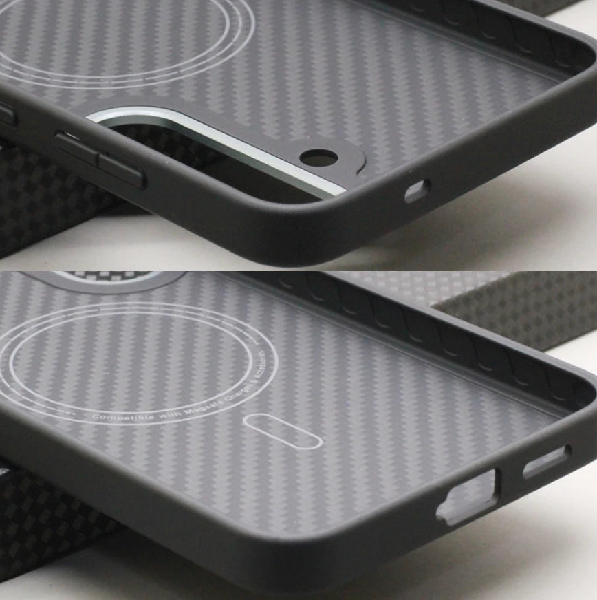 Magsafe Carbon Fiber Pattern Case for Samsung Galaxy S25 / Ultra / Plus by Snagg A Phone Case