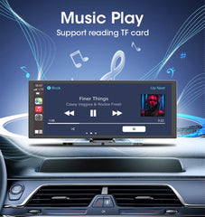 11.26" 4K Car DVR – Portable Dash Cam with Wireless CarPlay, Android Auto & 5G WiFi Navigation by Snagg A Car DVR