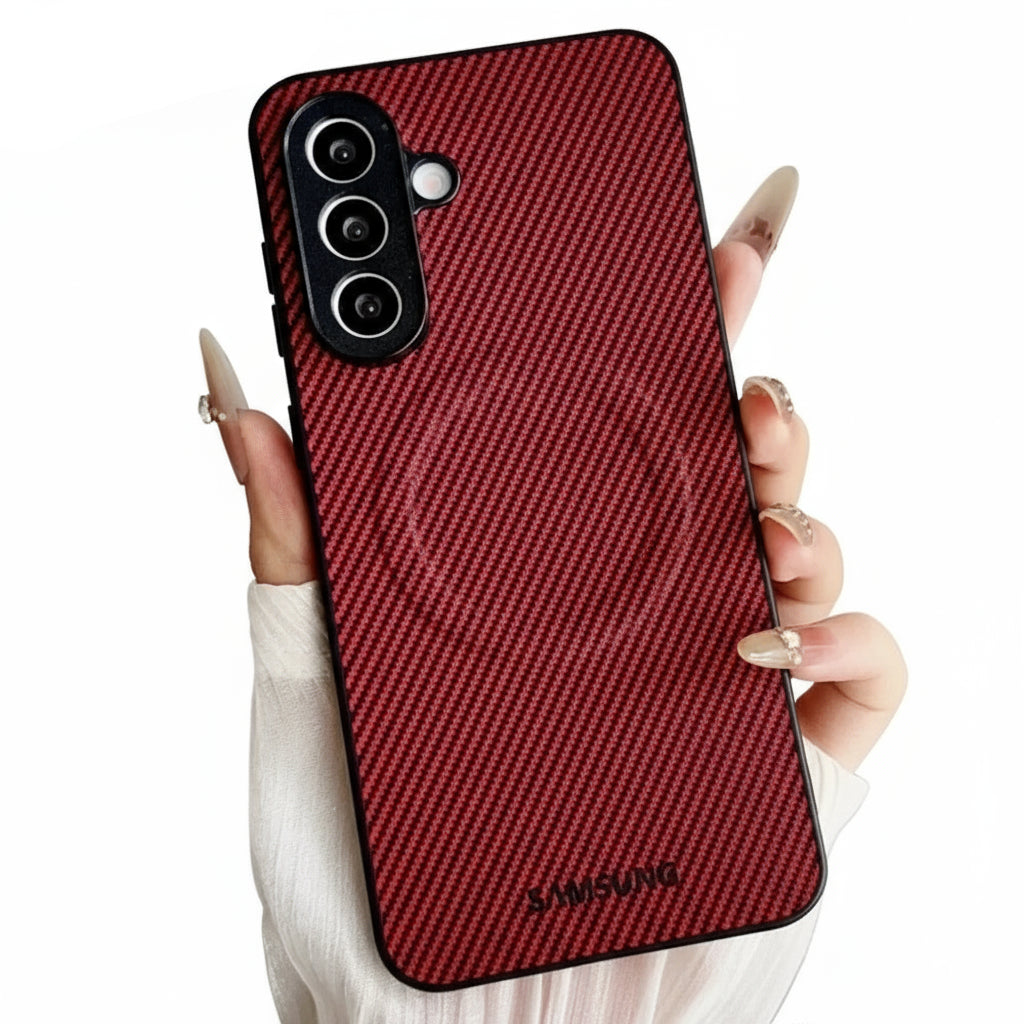 Carbon Fiber Grain Magsafe Case Samsung A / S24 Ultra Series by Snagg A Phone Case