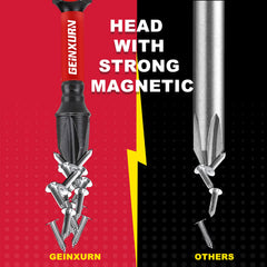 2" Impact Magnetic #2 Phillips Screwdriver Bit Set – S2 Alloy Steel