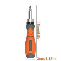 10-in-1 Hippo Mini Ratchet Screwdriver Set - SnaggIt