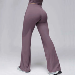 Women's Straight Leg Naked-Feel Wide Leg Yoga Pants | Gym Fitness Pilates Workout Leggings