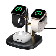 Dual Apple Watch & AirPods Wireless Charging Dock | Apple Watch Ultra 3 SE 2 11 10 9 8 7 6 AirPods 4