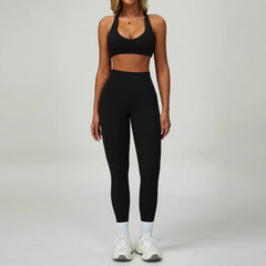 Women's 2/3-Piece Yoga Suit | Sports Bra High Waist Leggings & Shorts Push-Up Gym Activewear