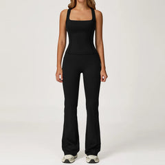 Women's 2-Piece Yoga Tracksuit | Push-Up Bra & High Waist Leggings Gym Fitness Sportswear