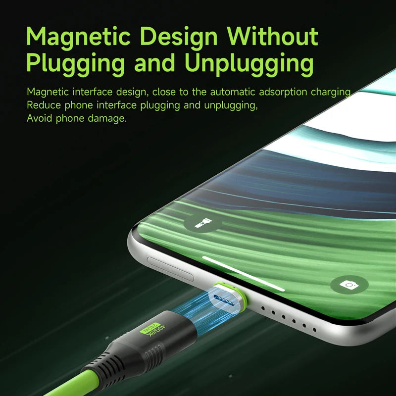 USB-C Magnetic Fast Charging Cable 240W by Snagg A Charging Cable