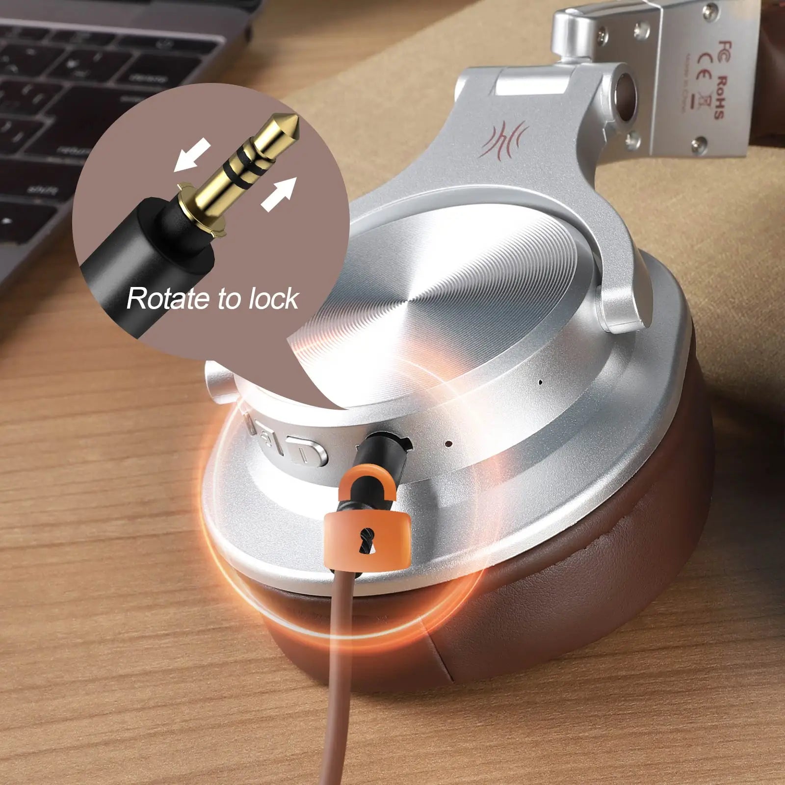 Bluetooth 5.2 Over-Ear Headphones | Hi-Res Audio DJ Studio Headset (72H Playtime) by Snagg A Headphone