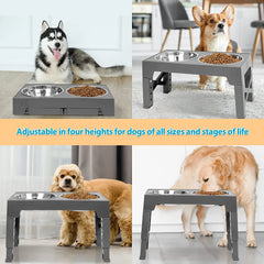 Elevated Dog Feeder by Snagg A Feeder