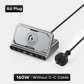 Wireless Fast Charger with 65W PD & 45W PPS Type-C Ports by Snagg A Charging Station