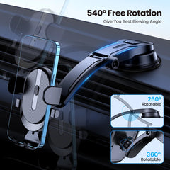 360° Car Phone Holder Mount by Snagg A Phone Holder