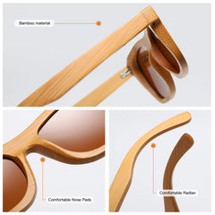 Vintage Bamboo & Wood Sunglasses by Snagg It Sunglasses