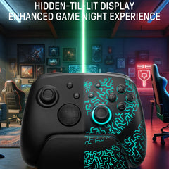 Wireless Pro Controller with Charging Dock Compatible With Switch, Switch 2 & OLED by Snagg A Game Controller