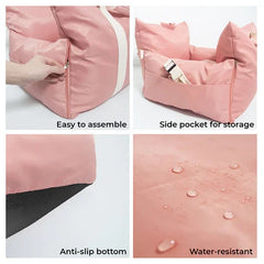 Waterproof Dog Car Seat Bed by Snagg A Pet Seat
