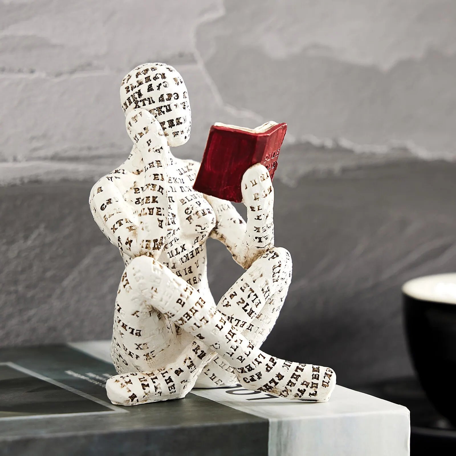 Abstract Reading Woman Sculpture by Snagg A Sculpture