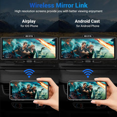 10"/11.26" 4K Dual Lens DVR with Wireless CarPlay by Snagg A Car DVR