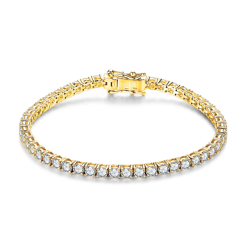 Moissanite Tennis Bracelet by Snagg A Bracelet