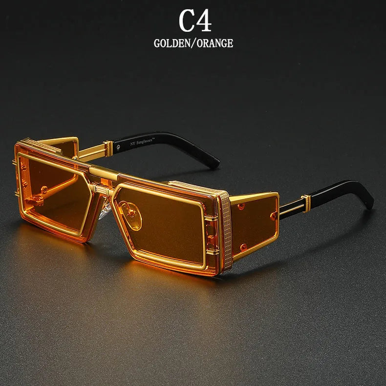 Square Vintage Luxury Steampunk Sunglasses by Snagg A Shades