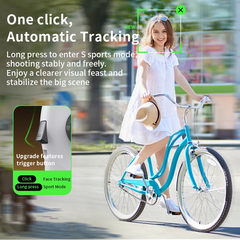 3-Axis Handheld Gimbal Phone Stabilizer with Extension Rod by Snagg A Phone Holder