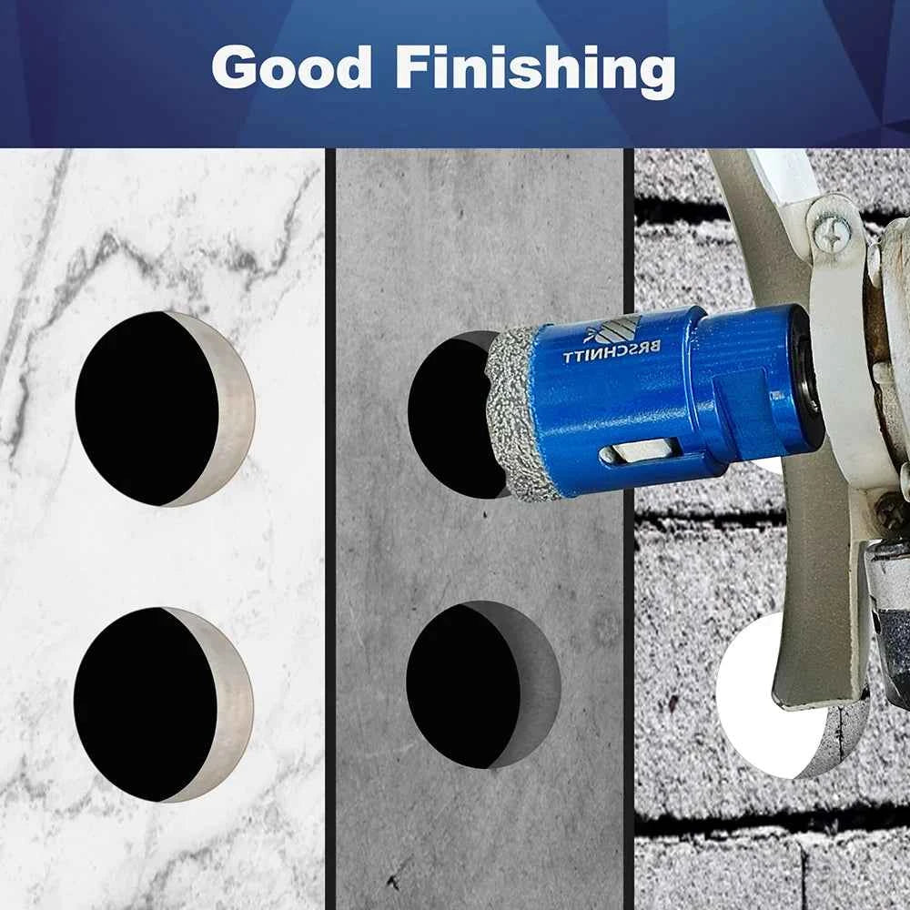 Vacuum Brazed Diamond Core Drill Bit & Heavy Duty Hole Saw for Granite, Porcelain, and Ceramic