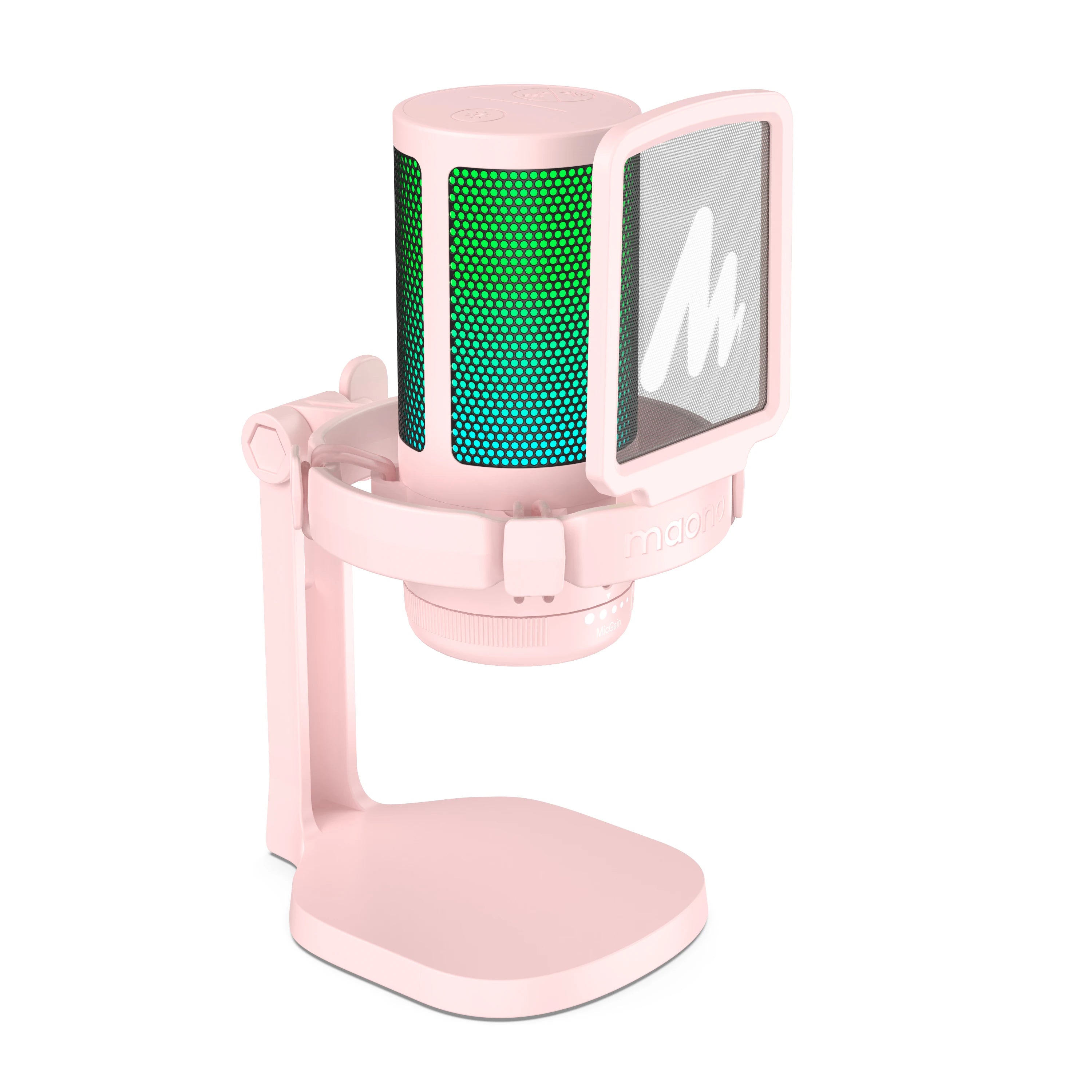 USB Gaming Microphone – RGB Condenser Mic with Noise Reduction by Snagg A Microphone