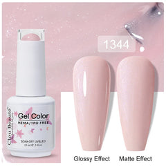Professional 15ml HEMA & TPO Free Gel Polish – High-Performance Red & Multi Tone Semi Permanent Varnish