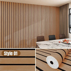 Thick Wood Grain Self-Adhesive Wall Sticker by Snagg A Wall Sticker