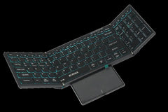 Full Size RGB Backlit Folding Keyboard | Integrated Touchpad & Numeric Keypad