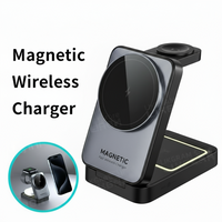 Magnetic 3 in 1 Foldable Magsafe Charger for Apple