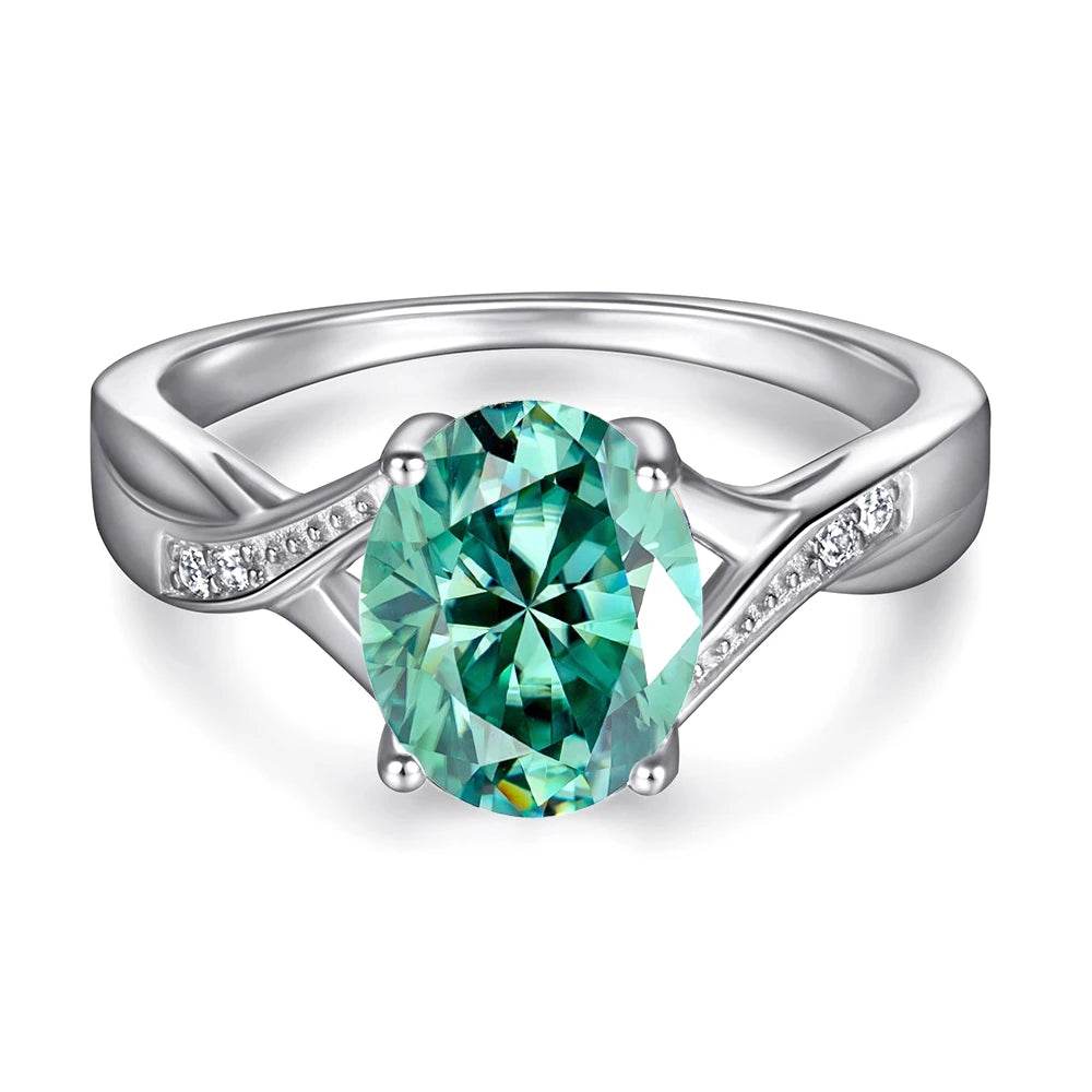 2ct Oval Moissanite Ring - SnaggIt