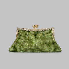 Rhinestone Diamond Evening Clutch by Snagg It Purses